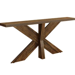 70.9" Farmhouse Console Table, Wood Sofa Hallway Table