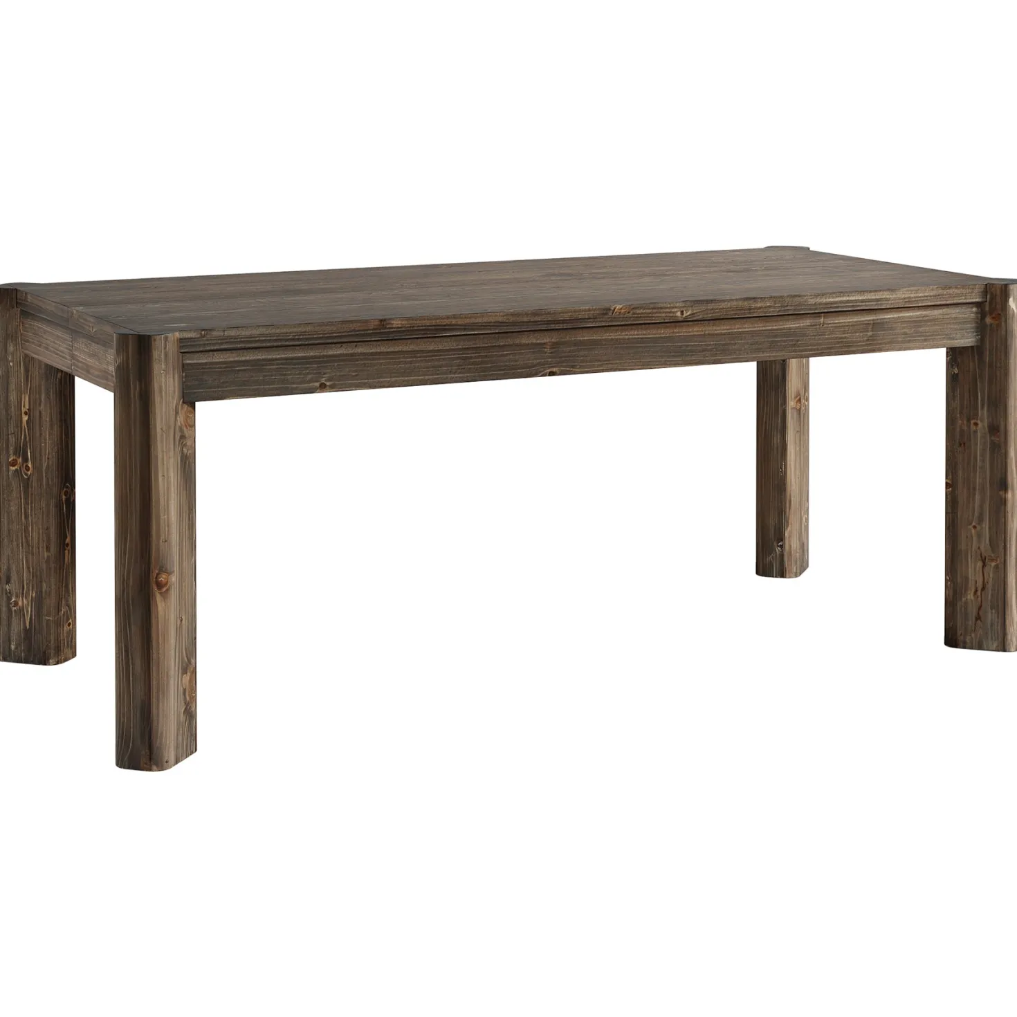 63" Farmhouse Executive Desk, Solid Wood Office Computer Desk