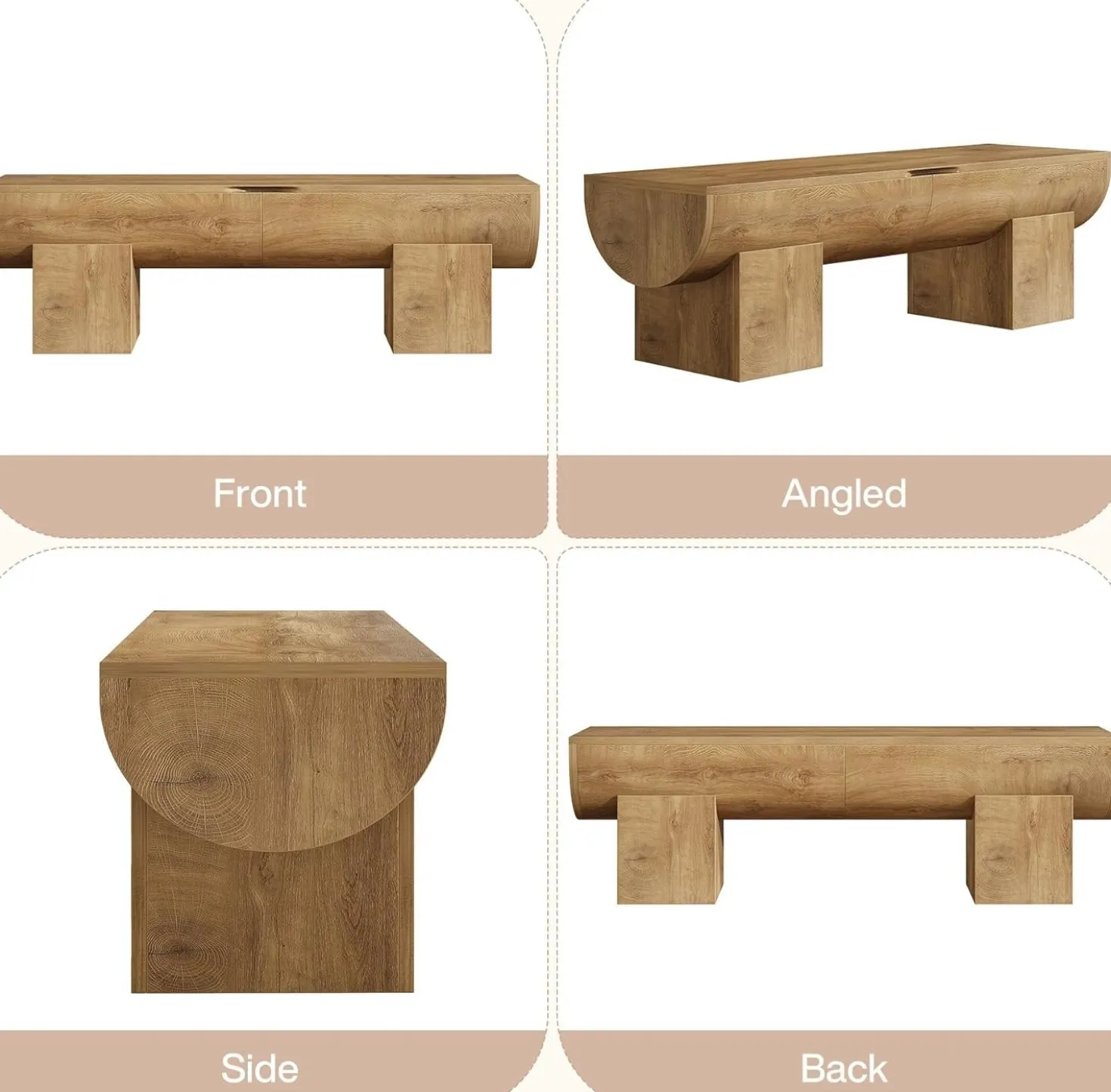 55" Farmhouse Storage Bench, Shoe Bench with Flip-Top Storage