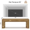 63" Farmhouse TV Stand for 55–75 Inch TVs – Wooden Media Console Entertainment Center