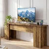 63" Farmhouse TV Stand, Long Media Console Television Stands for 55/60/65/75 Inches TVs