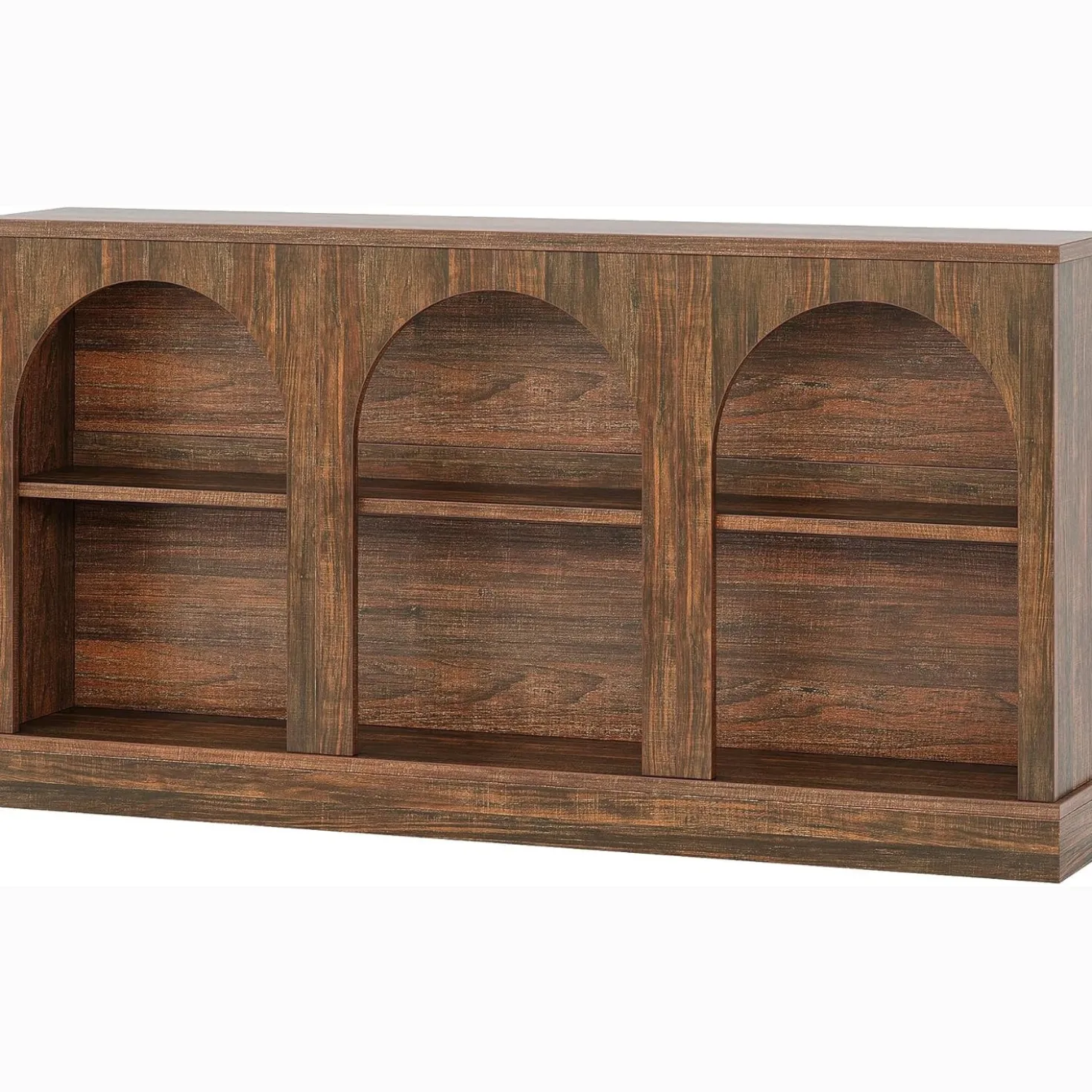 62.99“ Farmhouse TV Stand with Storage Cabinets, Media Console for Up to 65-Inch TV