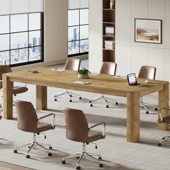 6.56 FT Conference Table for 6-8 People, 78.74