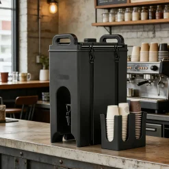 5 Gallon Insulated Beverage Dispenser - Commercial Hot & Cold Drink Server