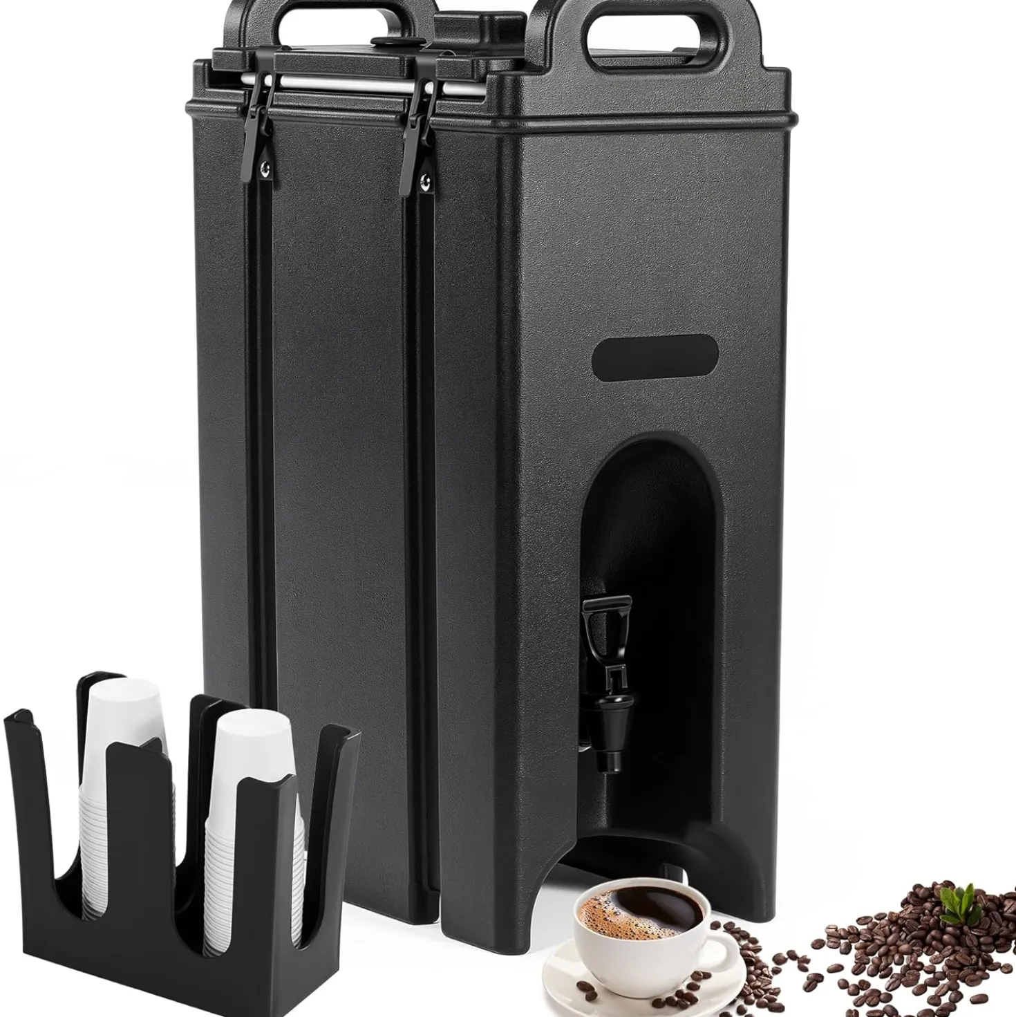 5 Gallon Insulated Beverage Dispenser - Commercial Hot & Cold Drink Server