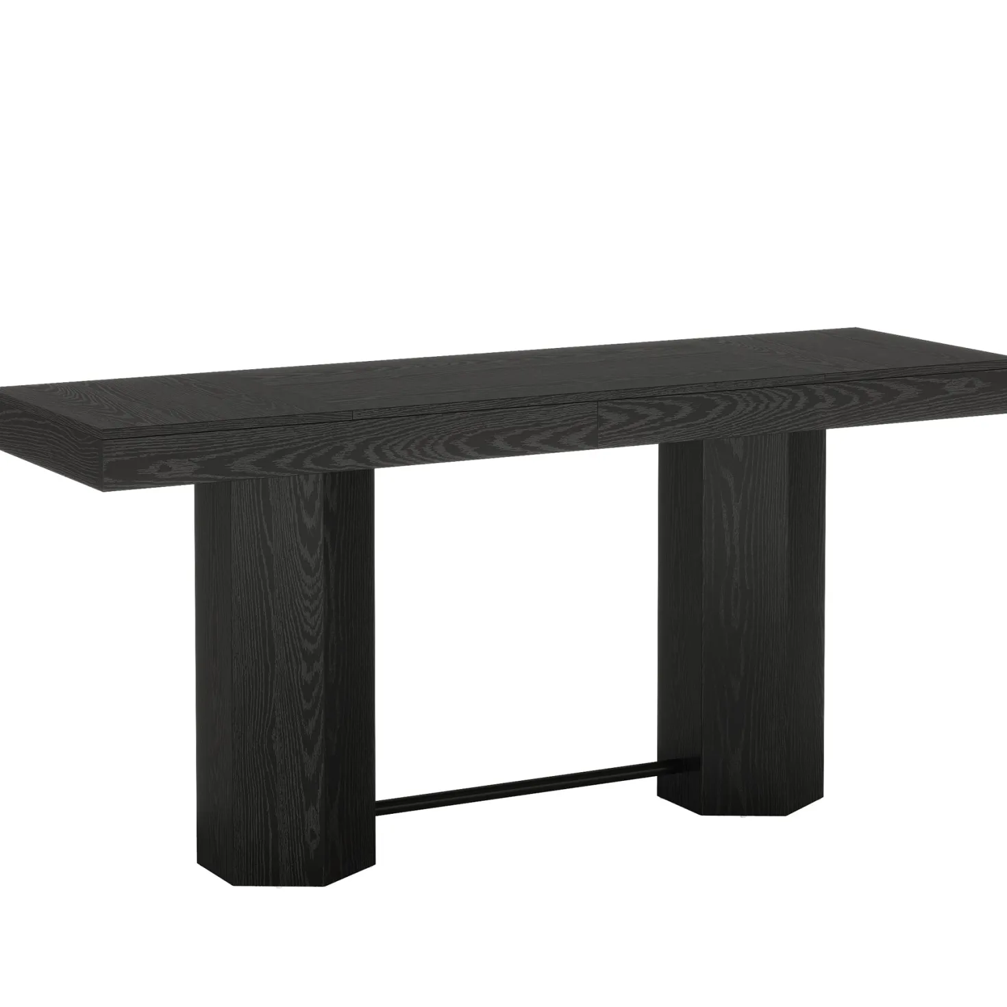 70.9" Home Bar Table, Counter Height Pub Table with Sturdy Base