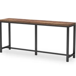 70.9 Inch Console Table, Skinny Long Entryway Table Sofa Table