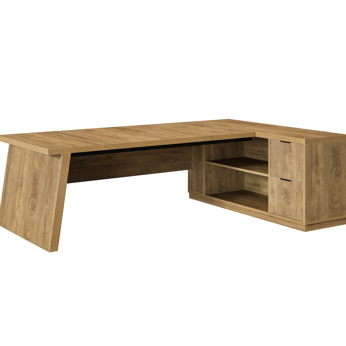 78" L Shaped Executive Desk, Corner Computer Desk Home Office Desk