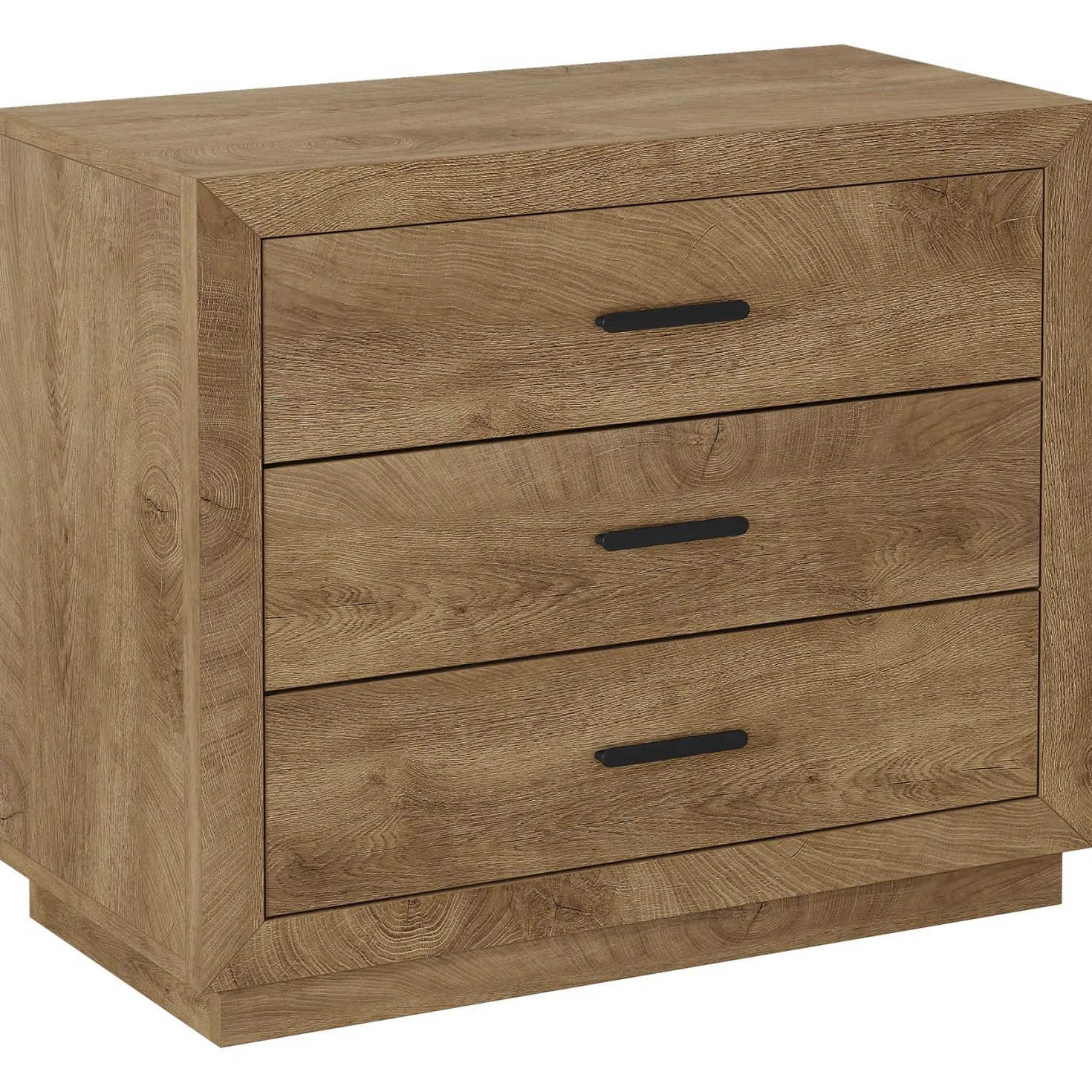 31.5" Large Nightstand, Oversized Bedside Table with 3 Drawers for Bedroom