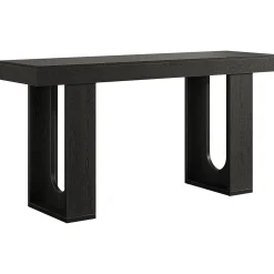 70.9" Long Bar Table, Rectangular Counter Height Pub Table Home Coffee Bar Unit