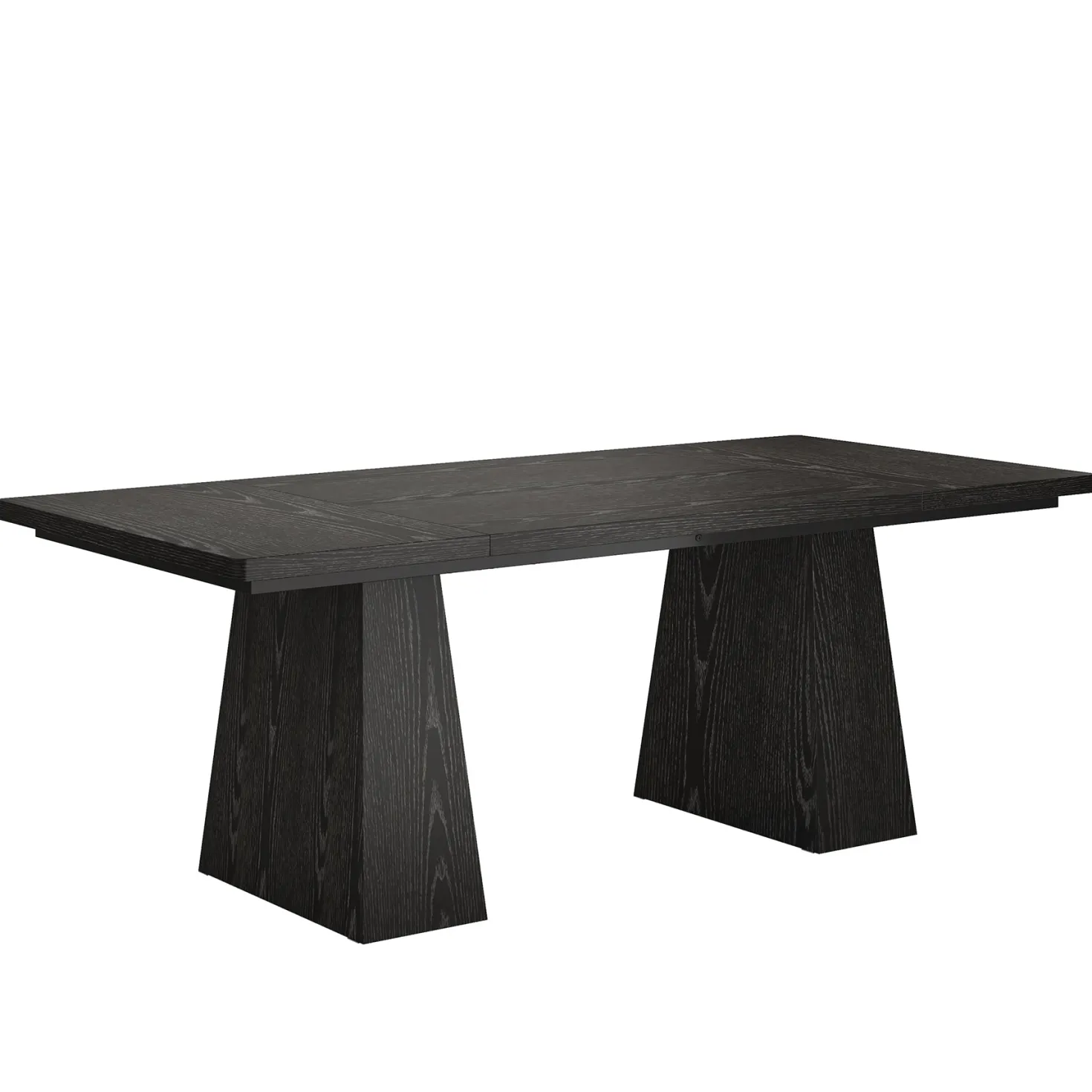 63" Modern Executive Desk, Large Office Computer Desk with Sturdy Double Pedestal