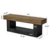 63" Modern TV Stand for TVs Up to 70 " Entertainment Center with U-Shaped Pedestal