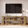 55" Modern TV Stand, 3-Tier Wooden Entertainment Center for TVs up to 60"