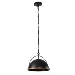 13" Pendant Lights, 1-Light Industrial Ceiling Lights With Adjustable Height