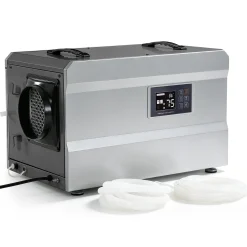 145 Pints Commercial Dehumidifier with Pump & Drain Hose for 1600 Sq. Ft, Auto Defrost, Washable Filter
