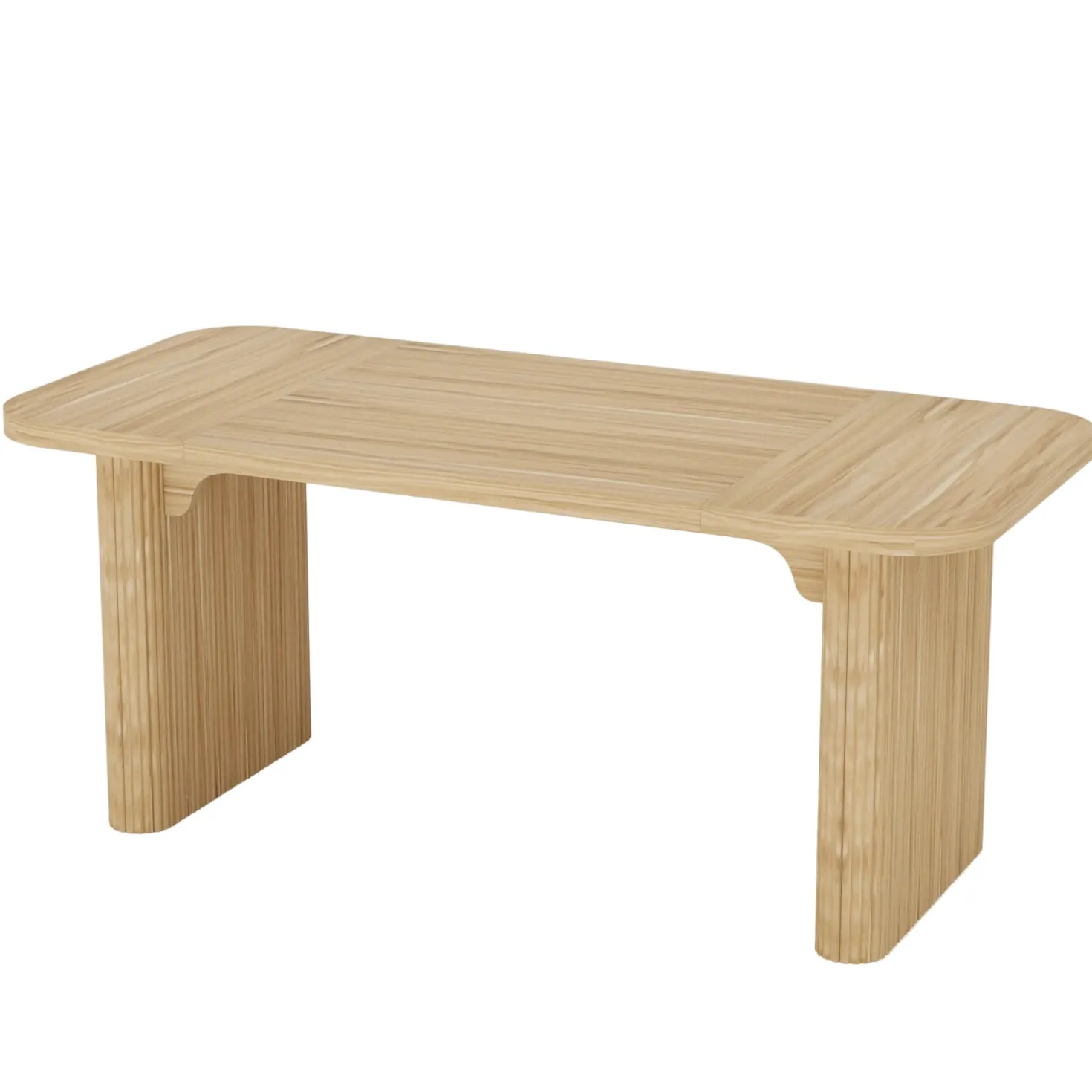 62" Rectangular Dining Table for 4-6, Simple Kitchen Dinner Table