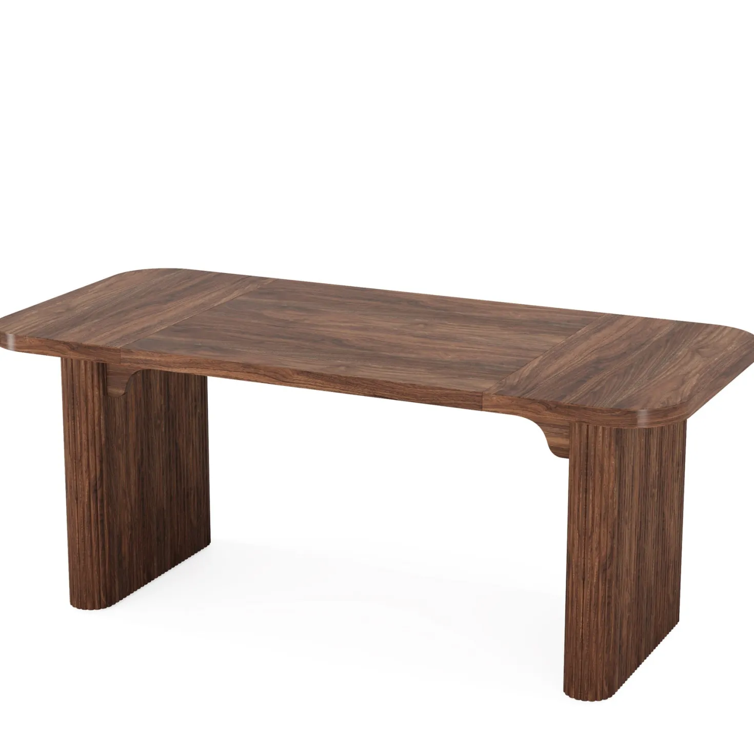 62" Rectangular Dining Table for 4-6, Simple Kitchen Dinner Table
