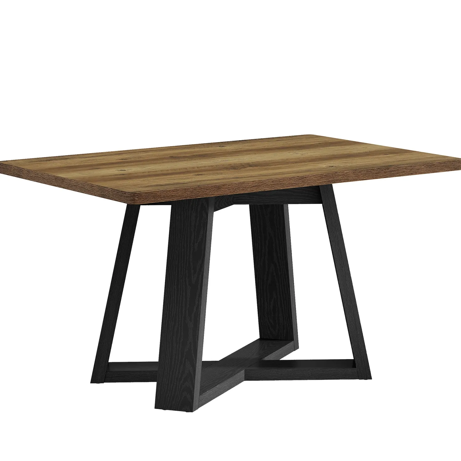47" Rectangular Dining Table, Modern Kitchen Dinner Table for 4 People