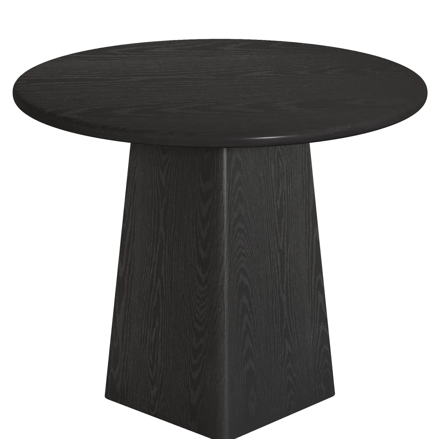 31.5" Round Dining Room, Farmhouse Kitchen Dinner Table with Square Base for 2-4