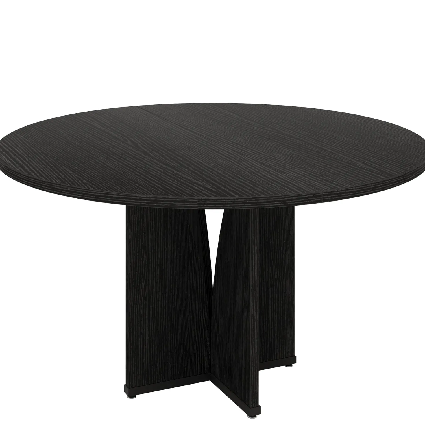 39" Round Dining Table, Farmhouse Kitchen Table for 4 People