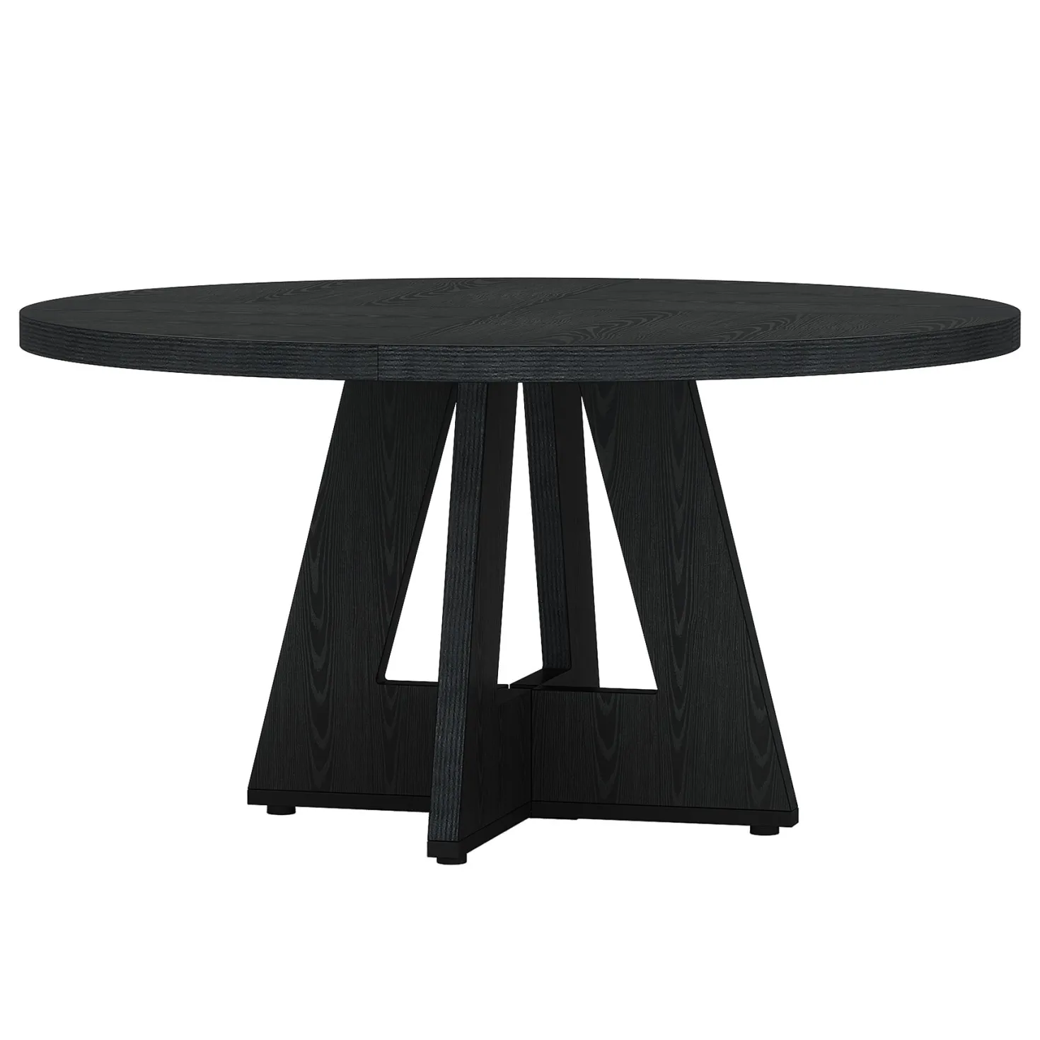 47" Round Dining Table for 4-6, Farmhouse Kitchen Table Table for Dining Room