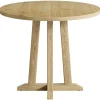 31.5" Round Dining Table, Small Kitchen Table with Sturdy Base for 2-4