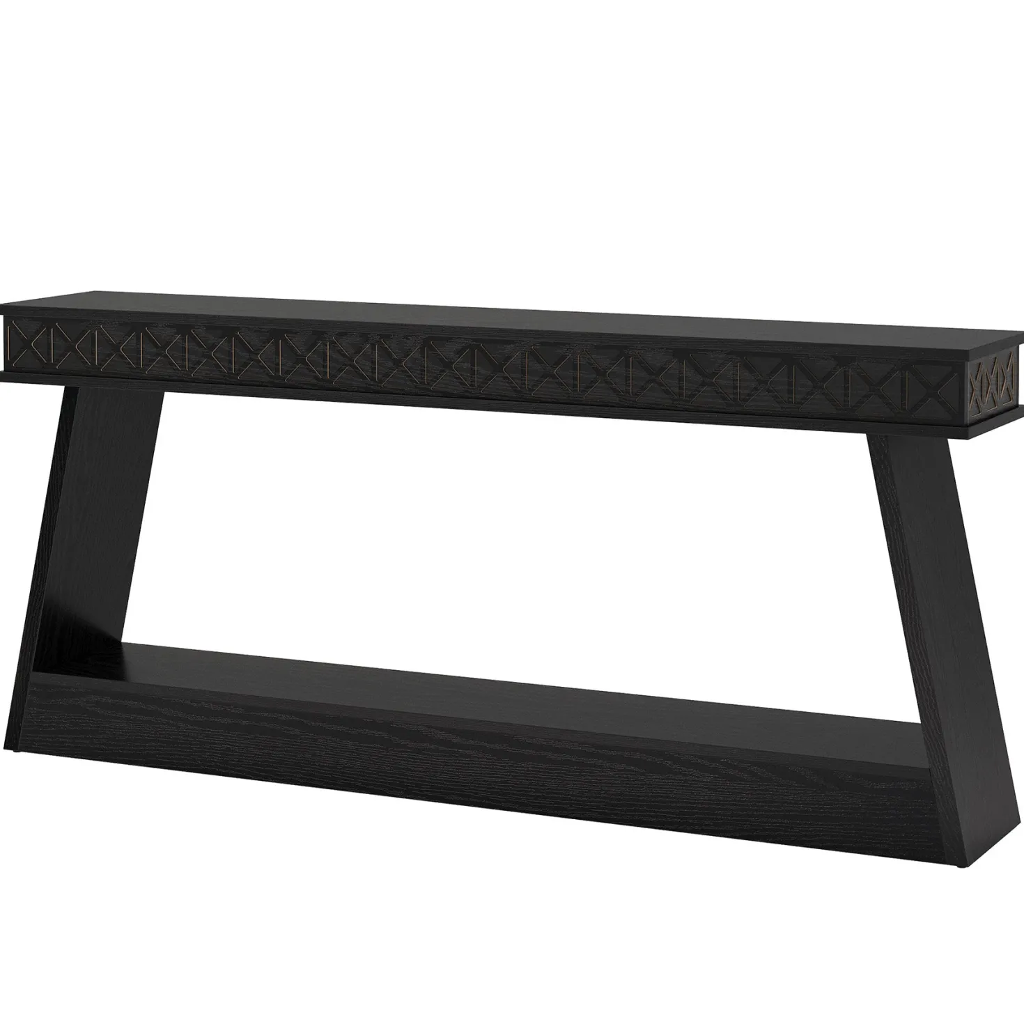 70.8" Sofa Table, Farmhouse Console Table Entryway Table with Storage