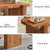 63" Solid Wood Bar Table, Rectangular Counter Height Pub Table Home Bar Table