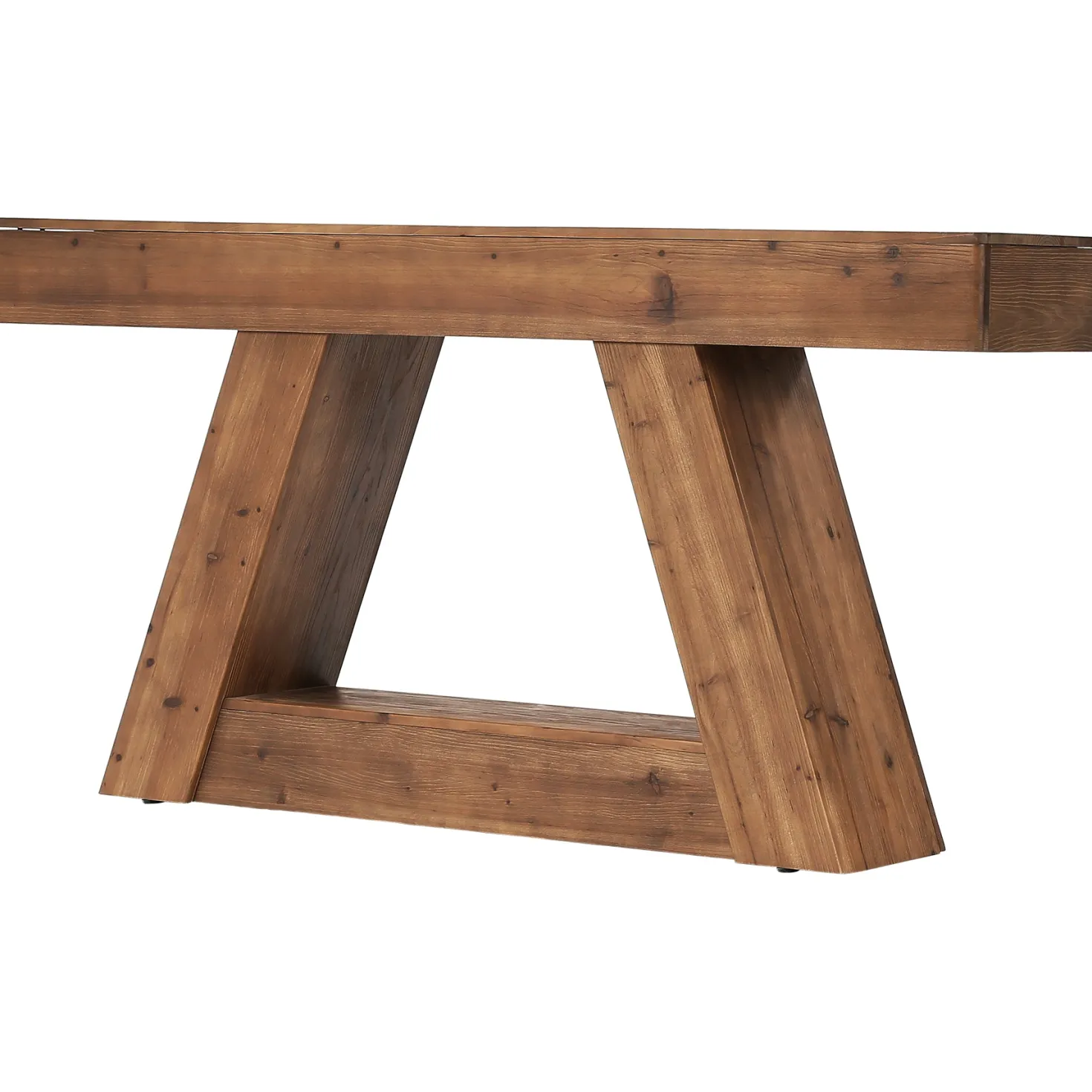 63” Solid Wood Console Table, Farmhouse Sofa Table Behind Couch with 2-Tier Storage for Hallway