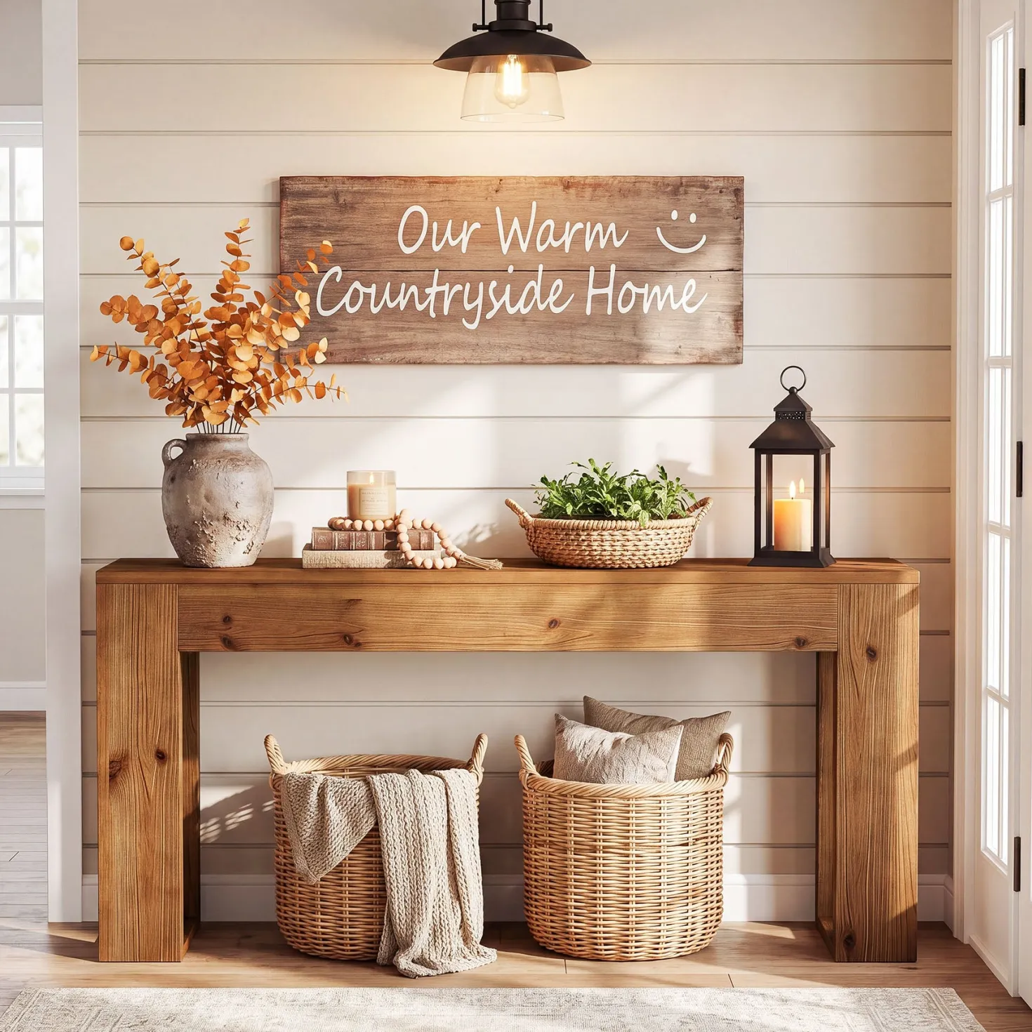 63" Solid Wood Console Table, Narrow Rectangle Entryway Sofa Table for Hallway