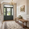 59.1" Solid Wood Entryway Bench with Turned Legs
