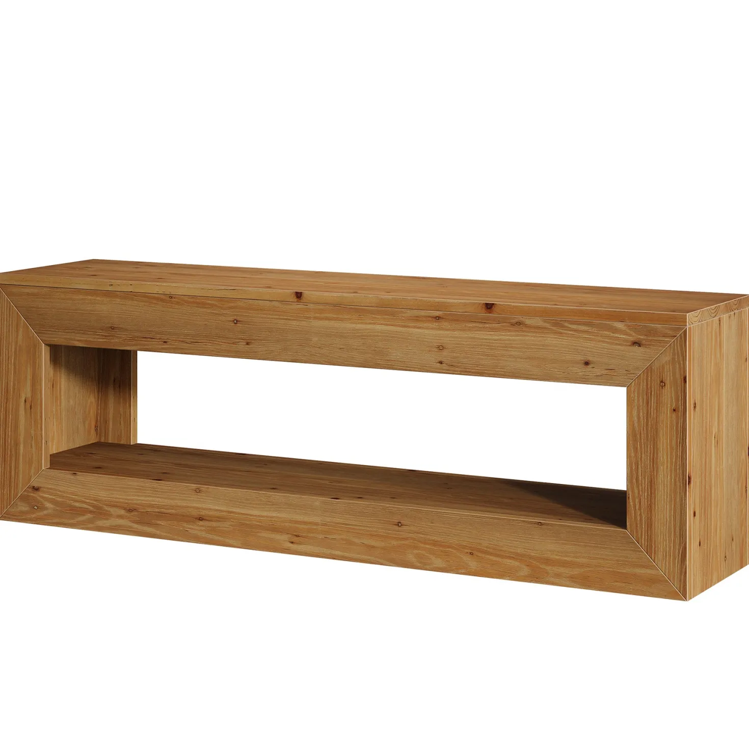 47" Solid Wood TV Stand, Farmhouse Media Console for 32/43/55" TVs