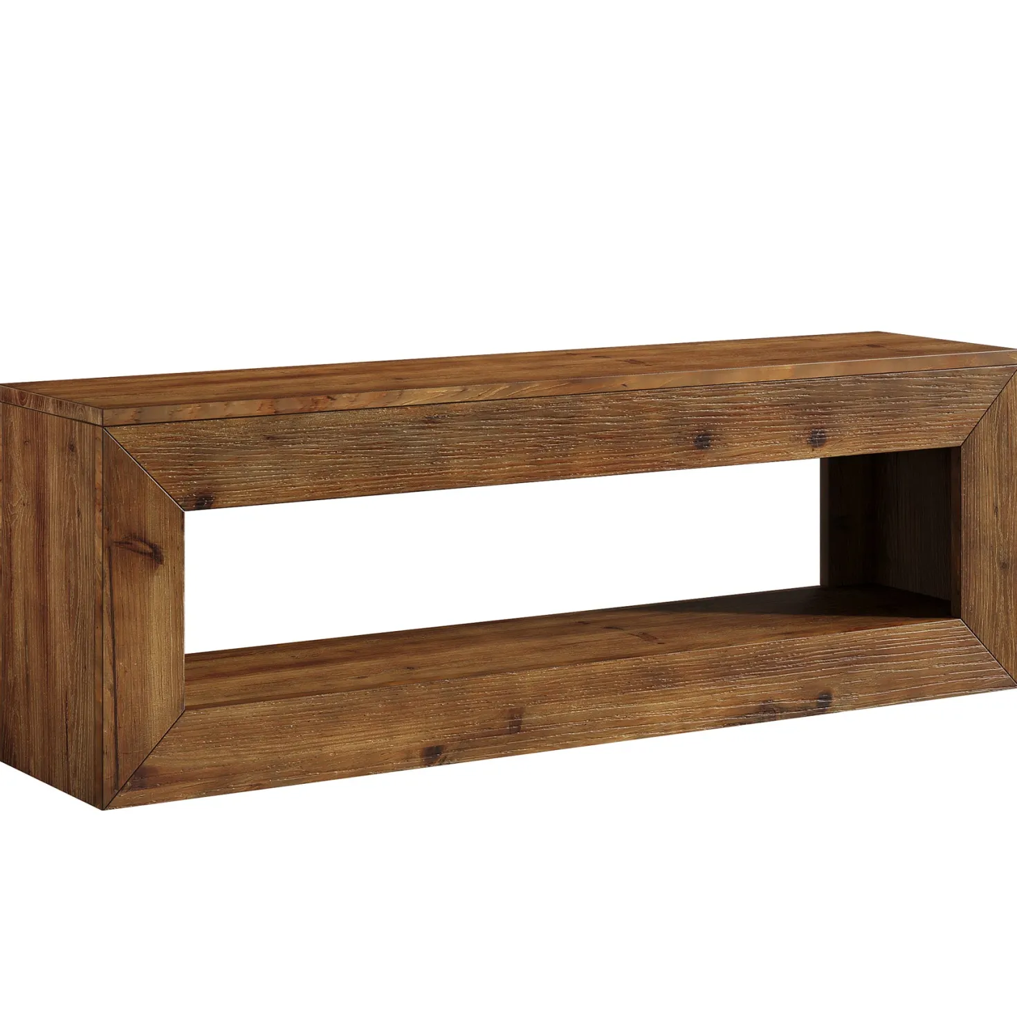 47" Solid Wood TV Stand, Farmhouse Media Console for 32/43/55" TVs
