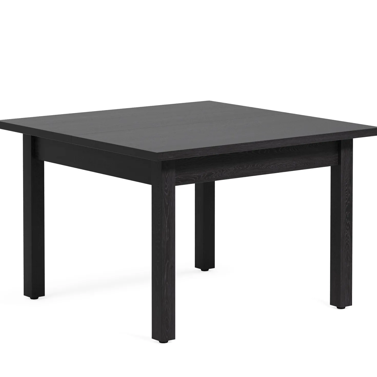 39.4" Square Dining Table Kitchen Table with Solid Wood Legs for 4