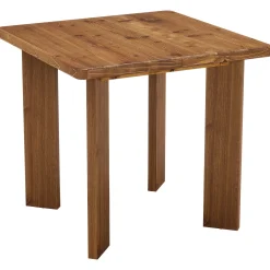 31.5" Square Dining Table, Solid Wood Farmhouse Kitchen Table for 2-4