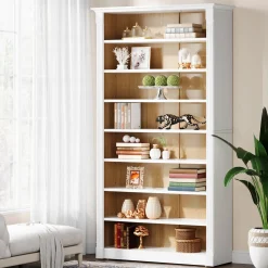 70.9" Tall Bookcase, Modern 8-Tier Bookshelf Freestanding Display Shelf