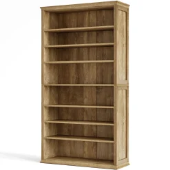 71" Tall Bookshelf, 8-Tier Bookcase FreeStanding Display Etagere with Adjustable Shelves