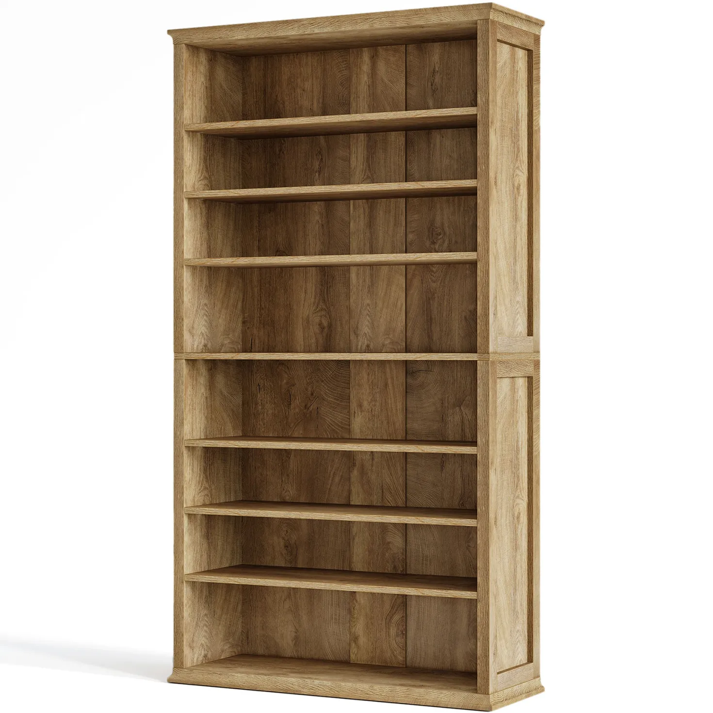 71" Tall Bookshelf, 8-Tier Bookcase FreeStanding Display Etagere with Adjustable Shelves
