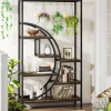 70.9" Tall Plant Stand, 7 Tier Flower Pots Display Rack with 6 Hooks
