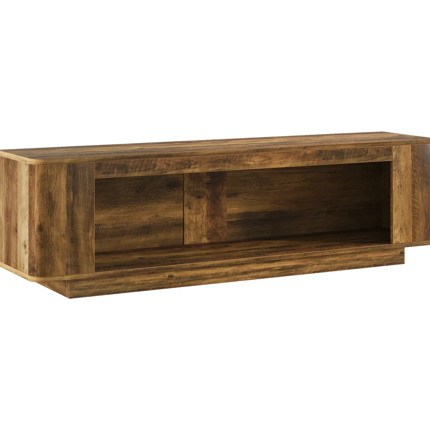 70.9" TV Stand, Entertainment Center with LED Light Strip for 65/70/75/80" TVs