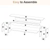 71" TV Stand, Large Entertainment Center with Shelf for TVs up to 80"