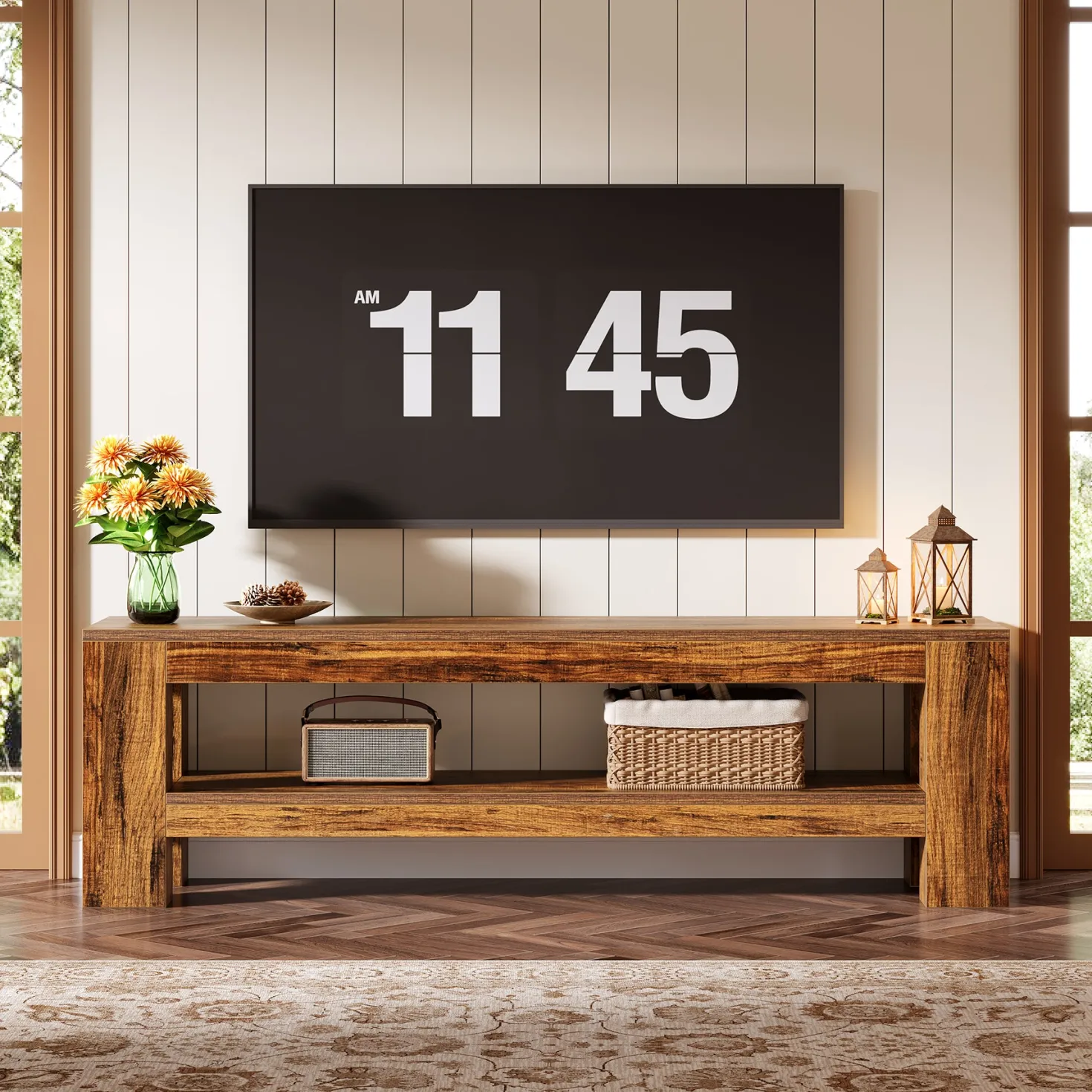 59" TV Stand, Media TV Console Entertainment Center for 55"-75" TVs