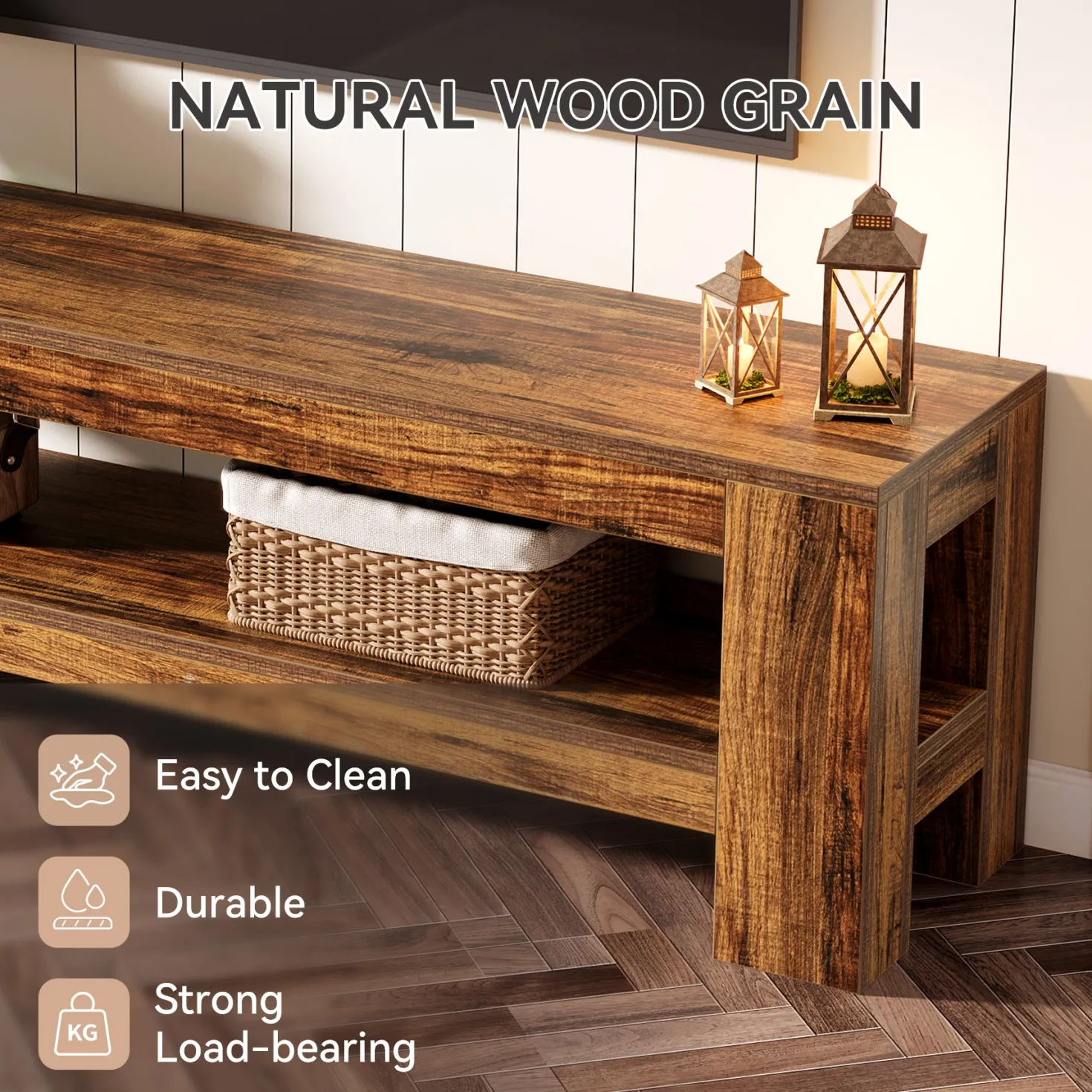 59" TV Stand, Media TV Console Entertainment Center for 55"-75" TVs