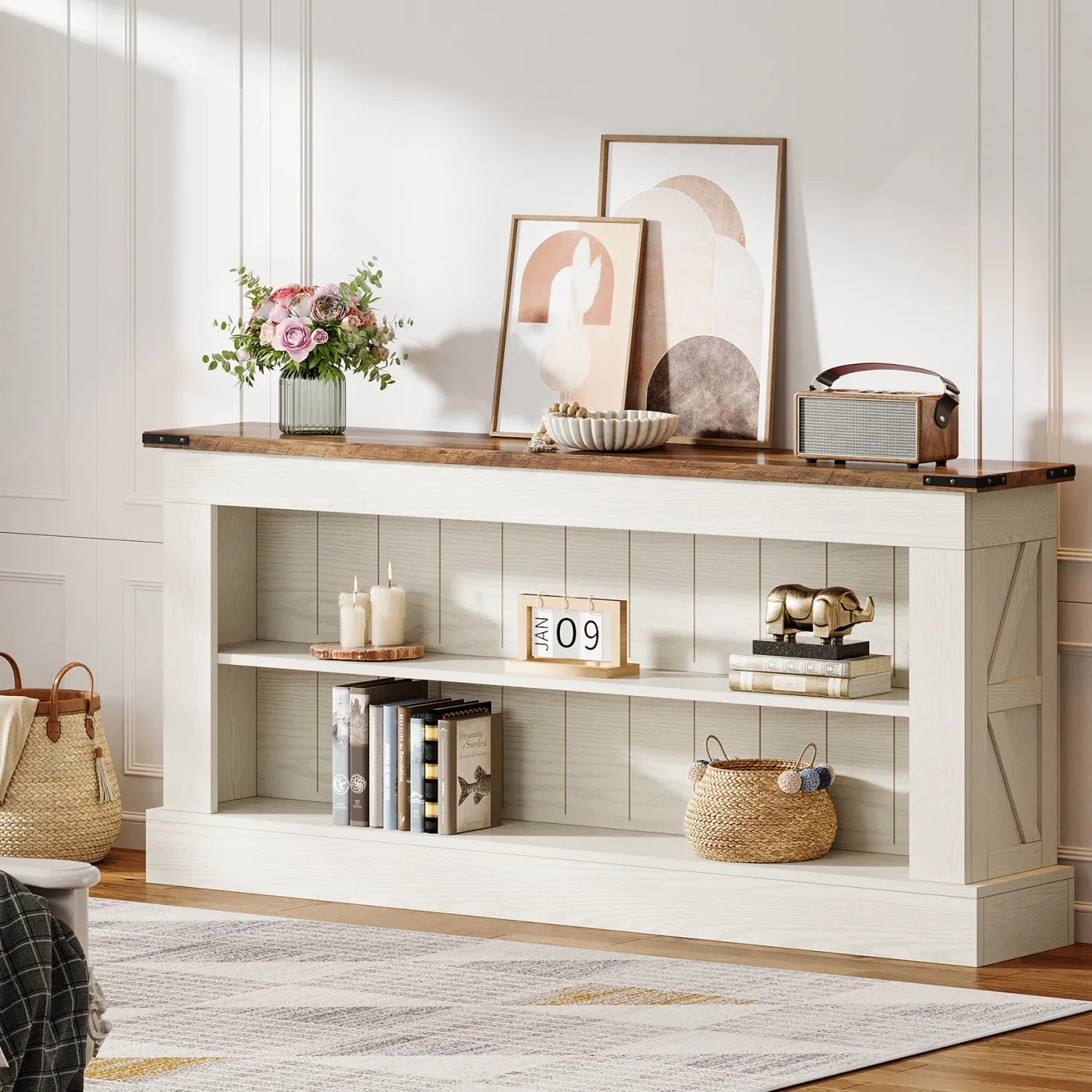 63" Tv Stand, Modern Entertainment Center Media Console For 75" Tv