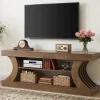 63" TV Stand with 3-Tier Storage Shelf, Entertainment Center for TVs up to 75"