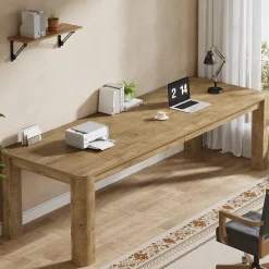 78.74" Two Person Desk, Double Computer Desk Writing Table for Home Office