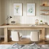 79" Two Person Desk, Large Double Computer Desk for Home Office