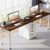 78.7" Two Person Desk, Long Double Computer Desk with 5 Drawers