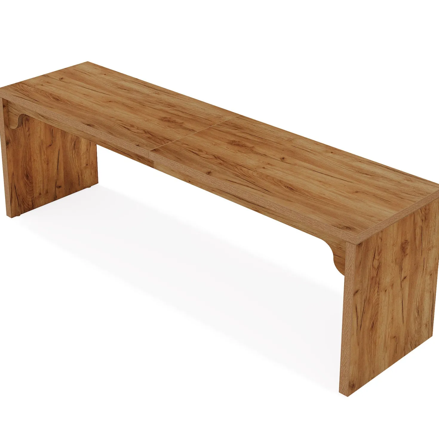 78.7" Two Person Desk, Wood Long Computer Desk Double Desk
