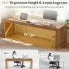 78.74" Two-Person Desk, Double Computer Desk Writing Table for Home Office